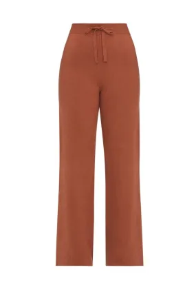 ALLY KNIT PANTS IN PUMPKIN