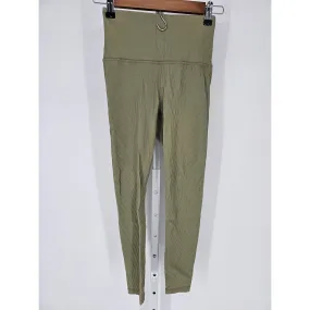 Athleta Womens Sz XS Elation Rib Tight Sage Green Ribbed Leggings