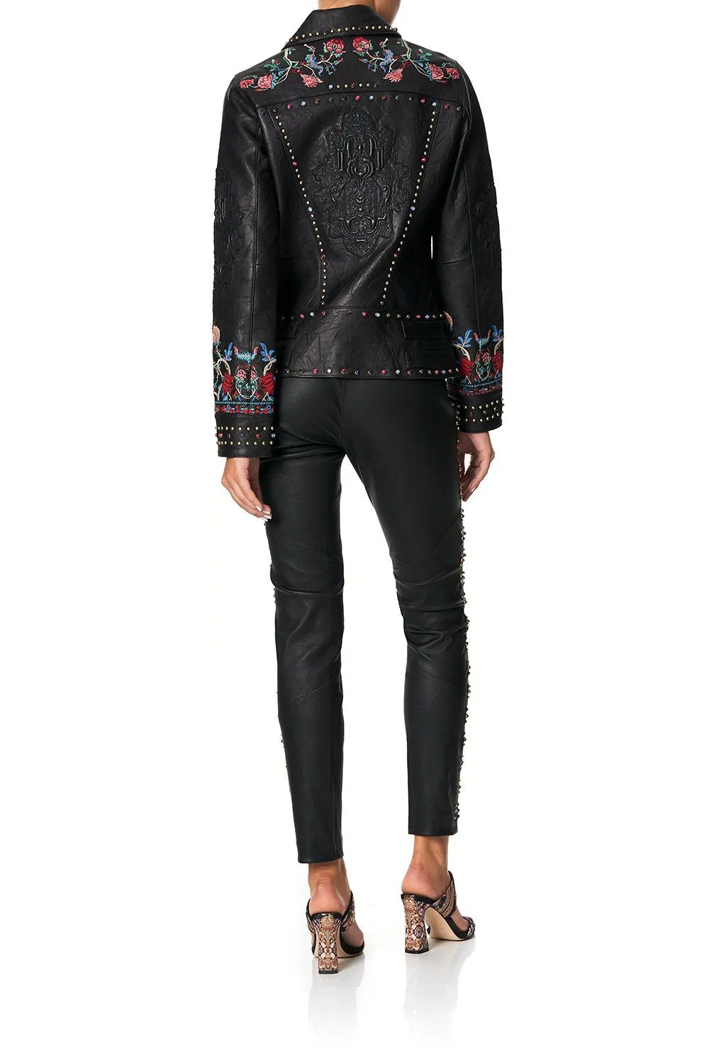 ELASTIC WAISTBAND SUEDE LEGGINGS HEUTE PROVINCIAL