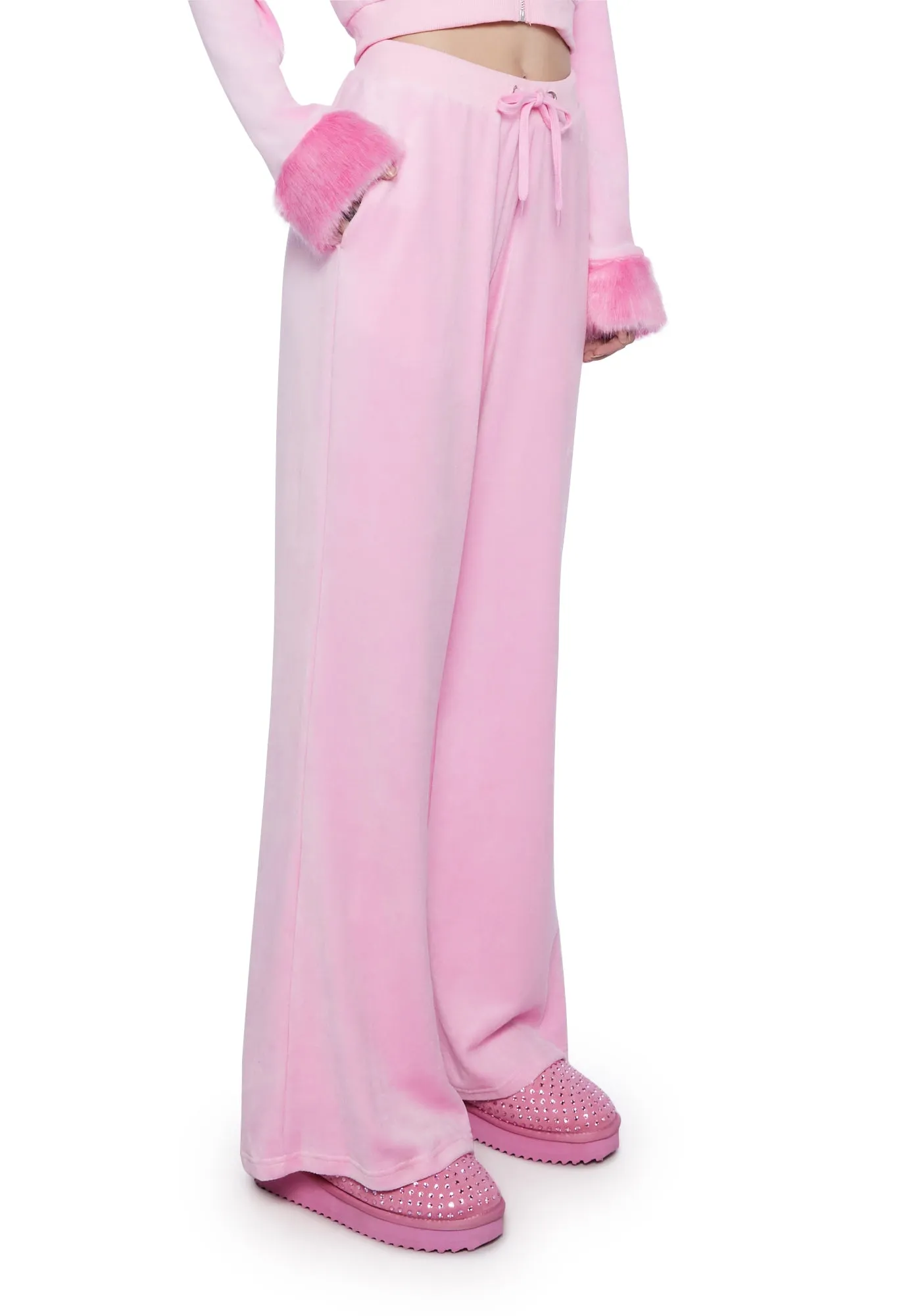 Gumdrop Crush Velour Sweatpants