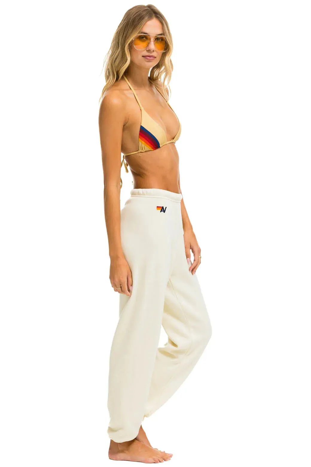 Heart Stitch 4 Sweatpants ~ Cream