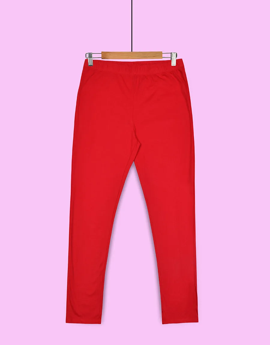 Ladies Single Jersy Trouser - Red