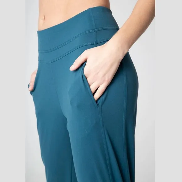 Mondetta Blue Teal Cozy Knit Active Jogger Pants