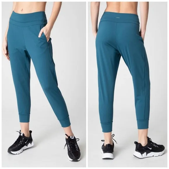 Mondetta Blue Teal Cozy Knit Active Jogger Pants