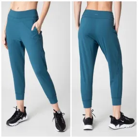 Mondetta Blue Teal Cozy Knit Active Jogger Pants