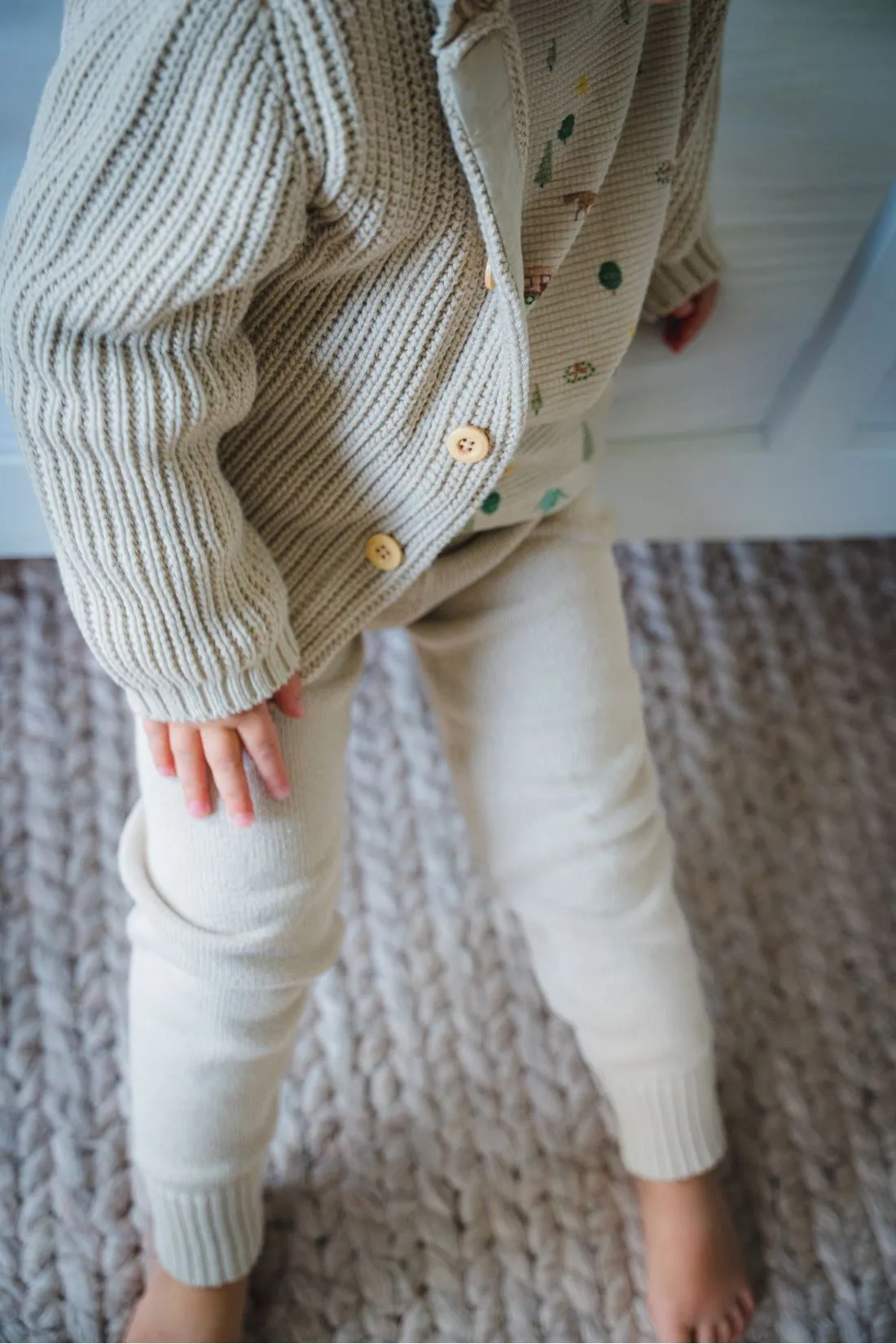 Pima Cotton Knit Jogger | Oatmeal