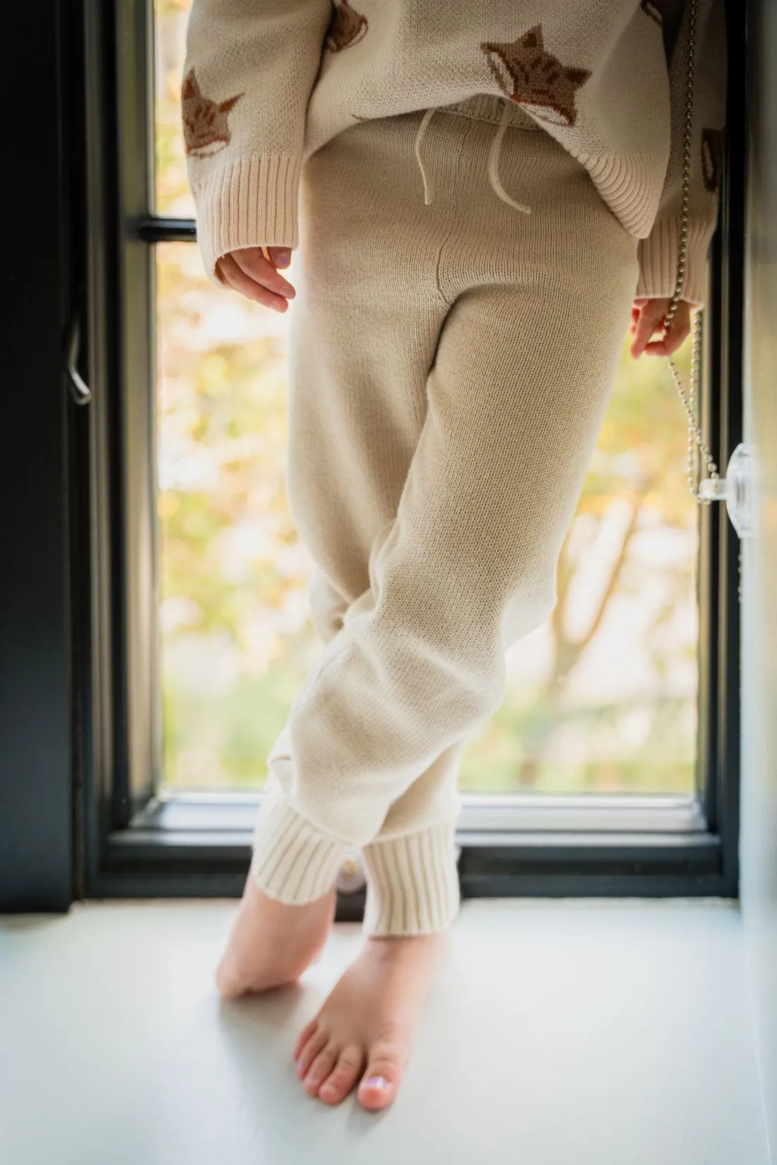 Pima Cotton Knit Jogger | Oatmeal