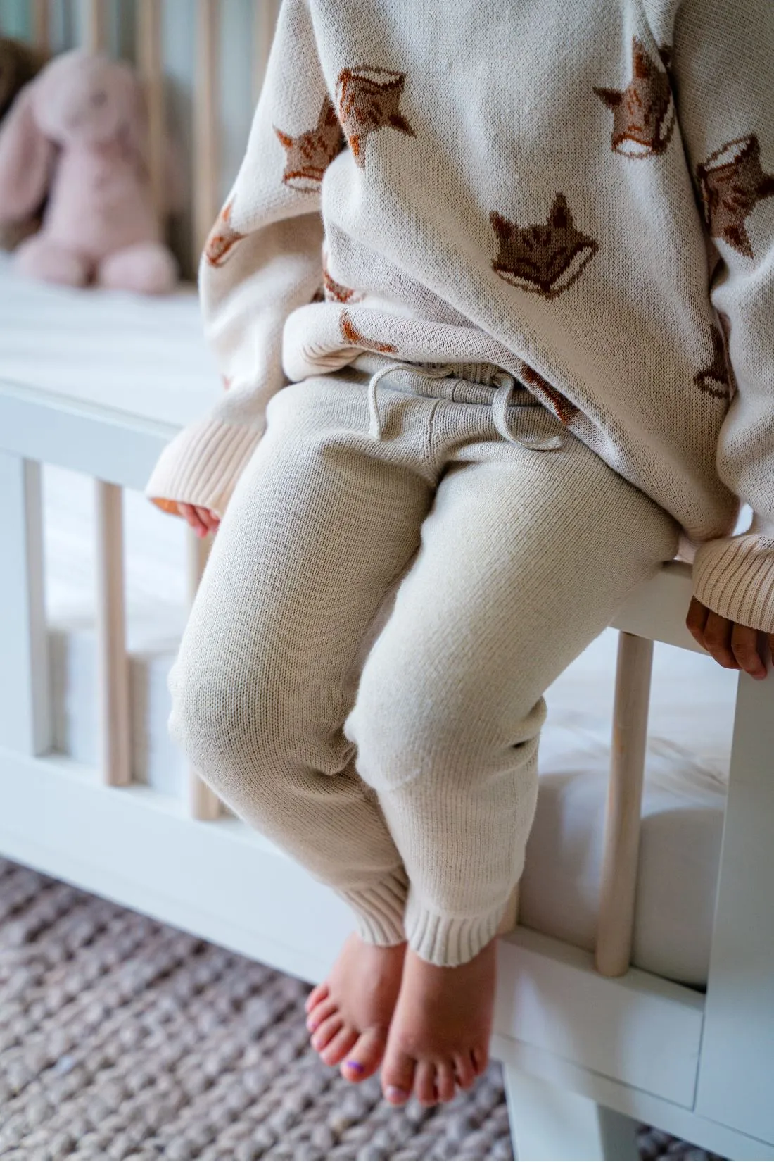 Pima Cotton Knit Jogger | Oatmeal