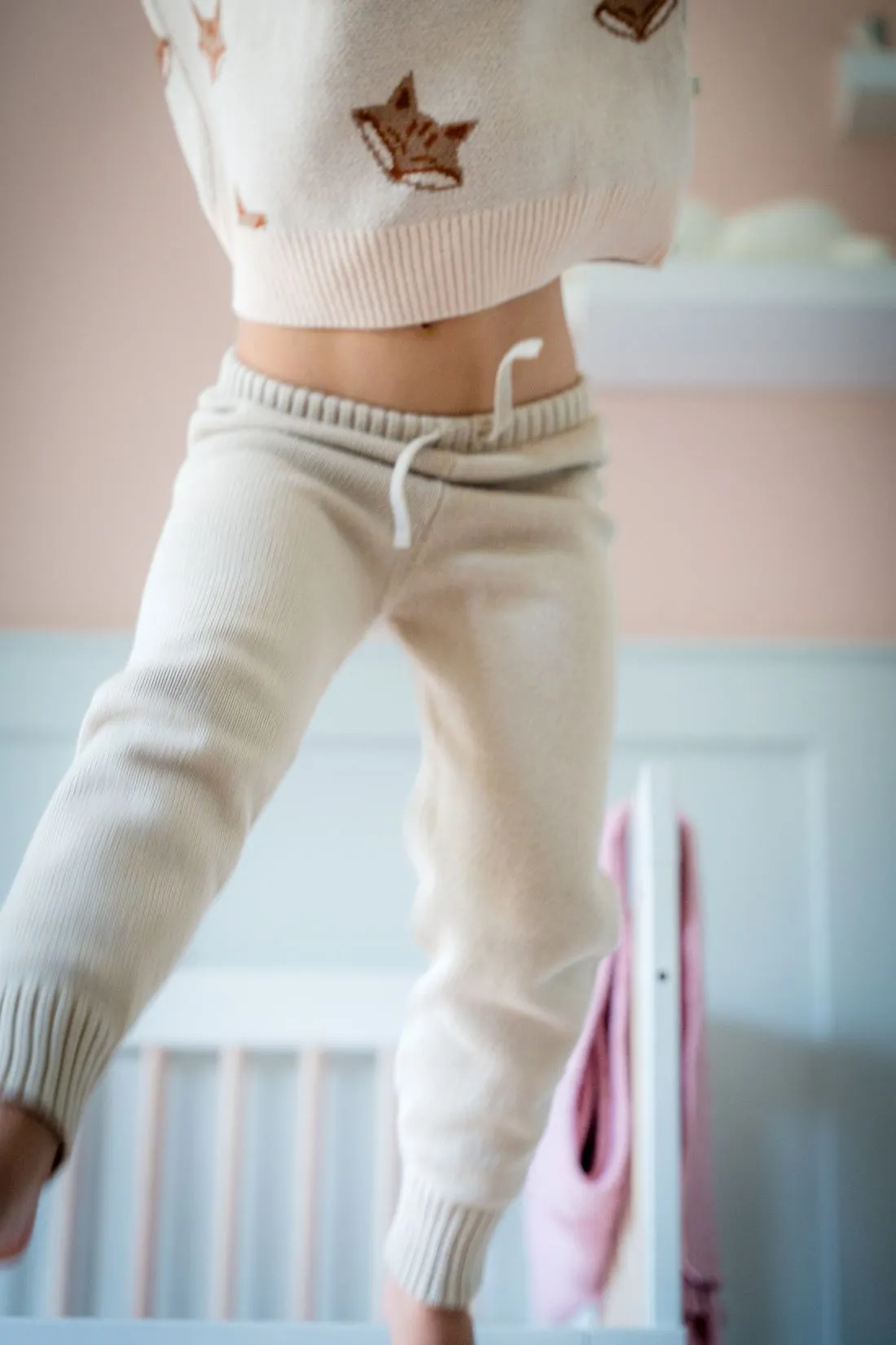 Pima Cotton Knit Jogger | Oatmeal