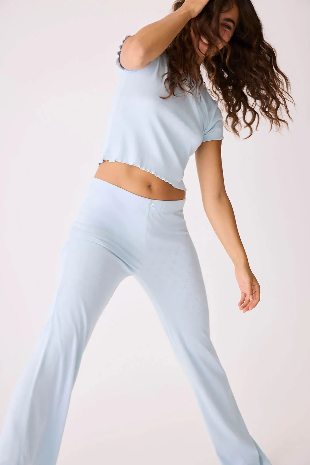 Pointelle Hearts Pant