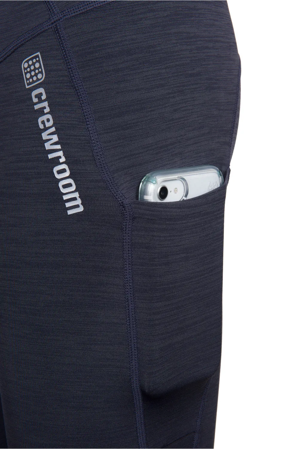 The No Fuss 7/8 Legging Double Black (Women's)