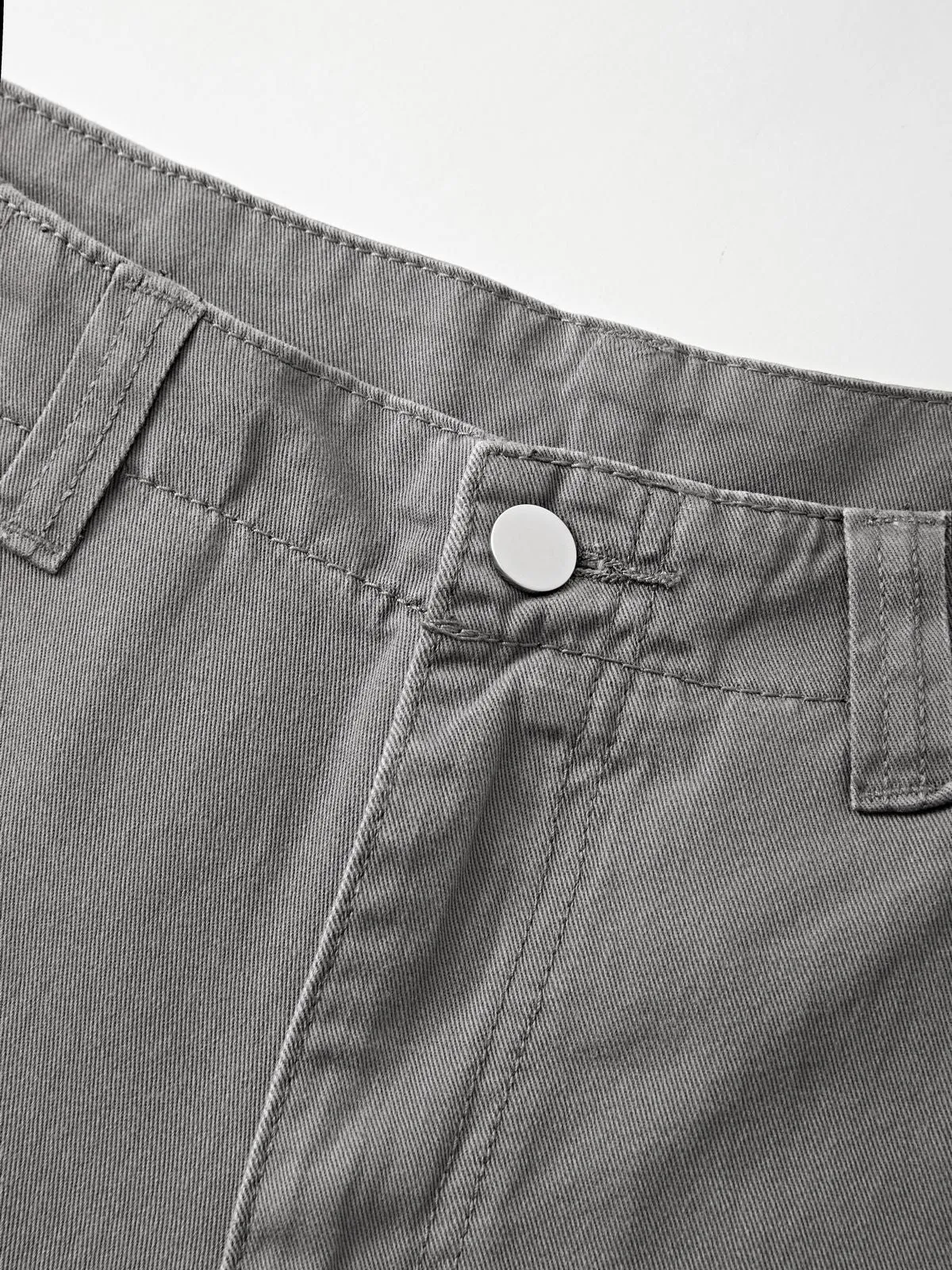 Washed Vintage Baggy Cargo Jeans